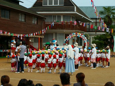 下のチビの運動会