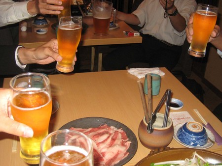 おなじみの飲み会！