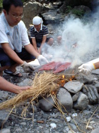 物部川上流で＾＾