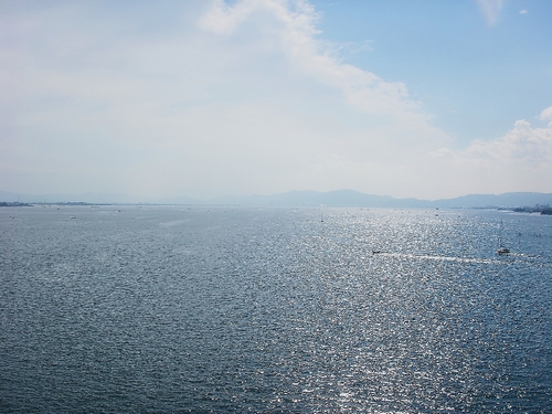 琵琶湖南湖一周へ