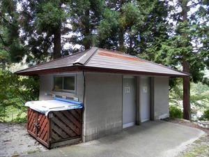 バンガロー用のトイレ