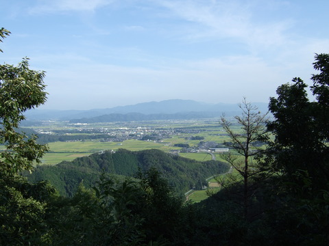 晴れた日の見晴らし