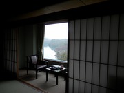 恵那峡グランドホテル湖側の部屋
