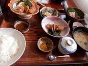 くいどうらくのカキ御膳