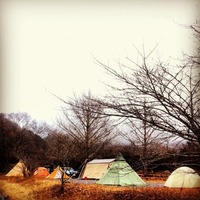 秋葉神社前キャンプ場からおはようございます。 2012/12/30 08:35:42